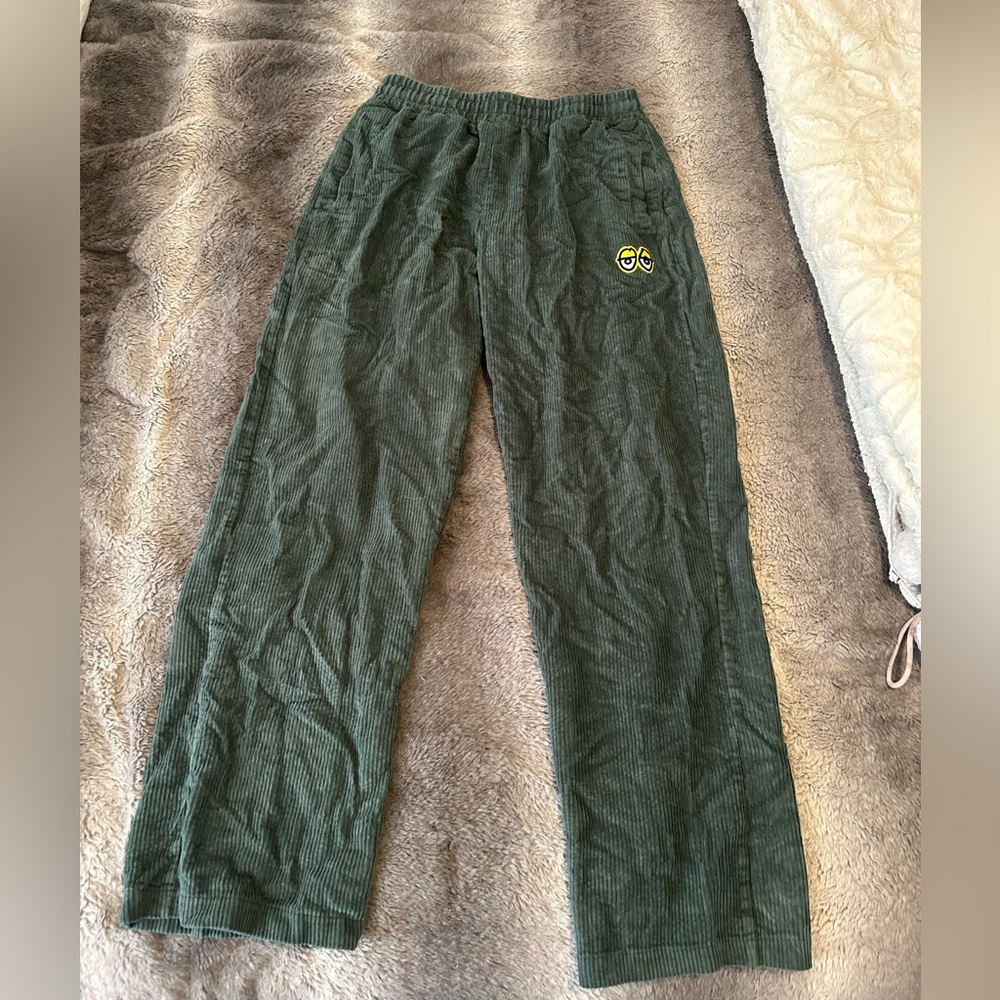 Size medium real Krooked wide legged skate pants